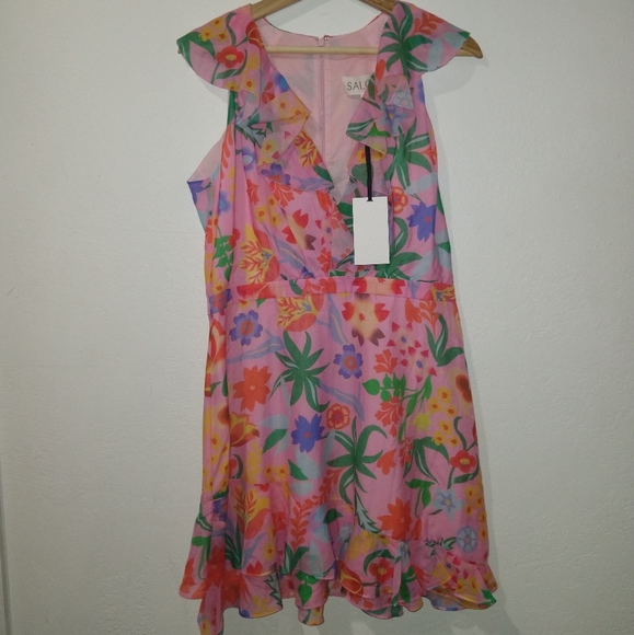 NWT SALONI Cece Paradise Papercut Dress - Picture 5 of 9